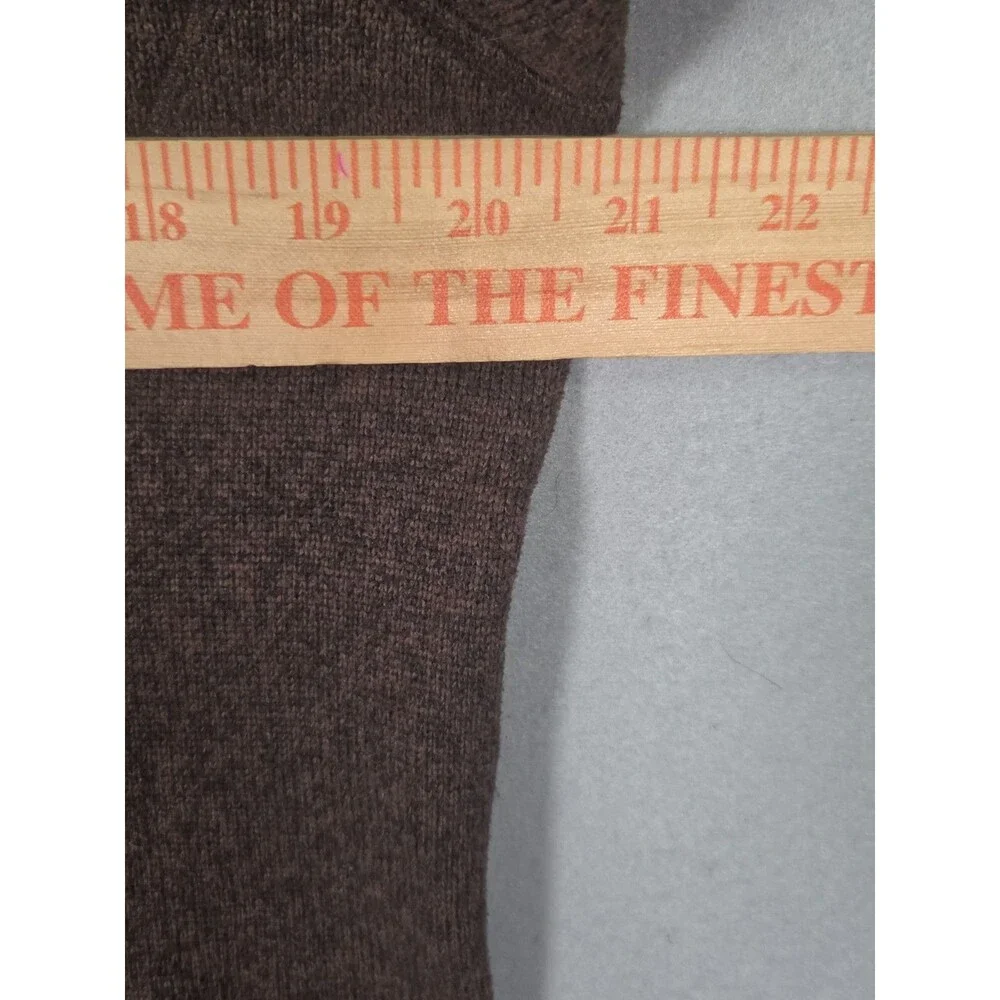 The North Face Sweatshirt Mens M Brown Fleece 1/4 Zip Mock Neck Pullover